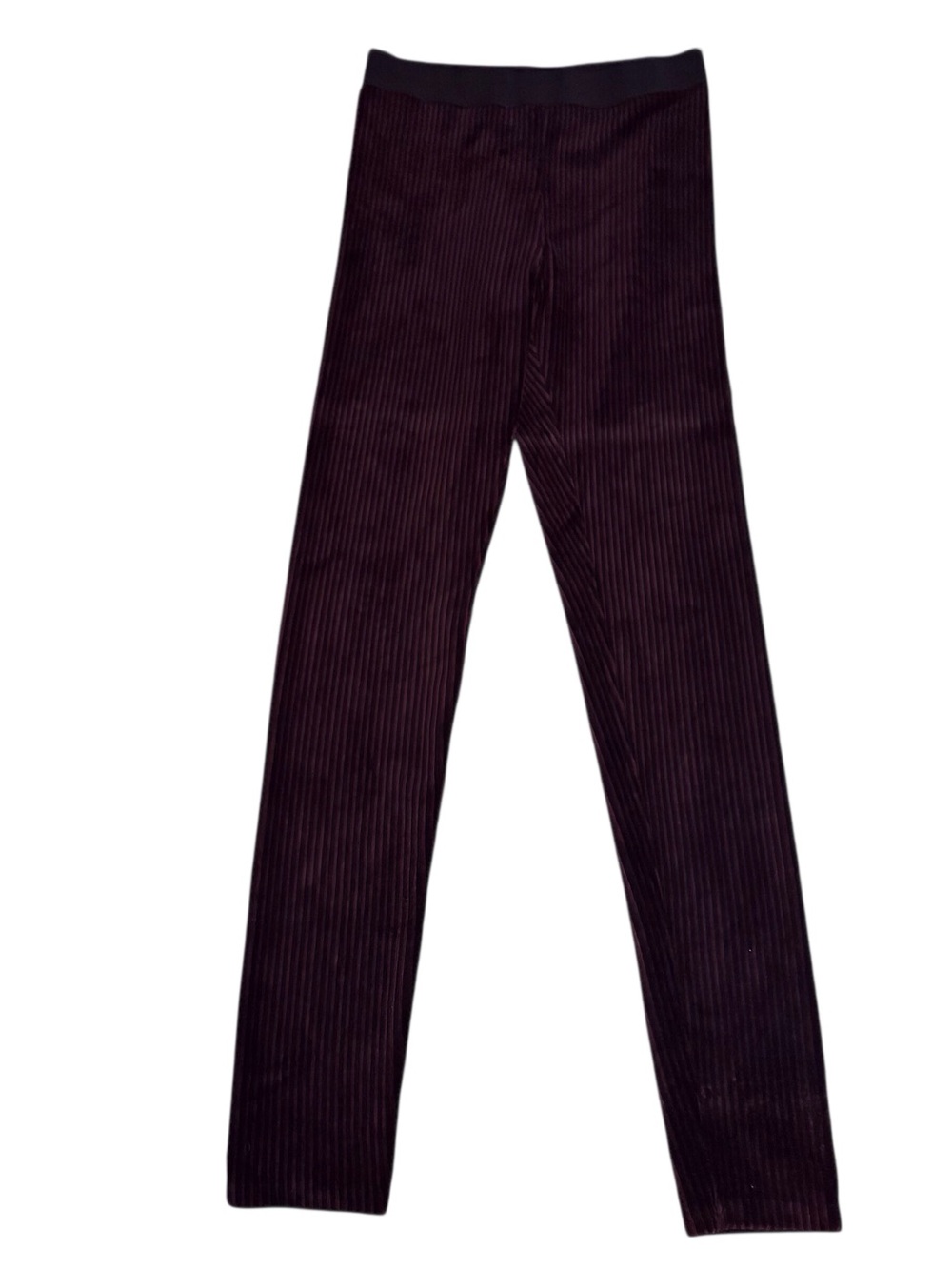 Free People X-Small Here We Go Striped Ankle Leggings Velvet Pullon High Rise